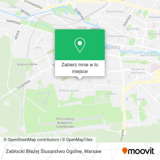 Mapa Zabłocki Błażej Ślusarstwo Ogólne