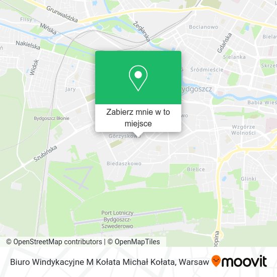 Mapa Biuro Windykacyjne M Kołata Michał Kołata