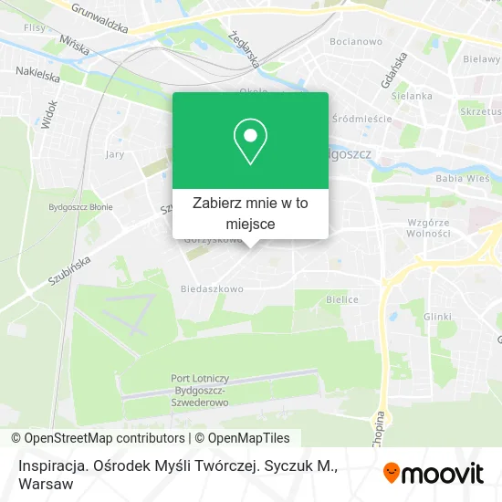 Mapa Inspiracja. Ośrodek Myśli Twórczej. Syczuk M.