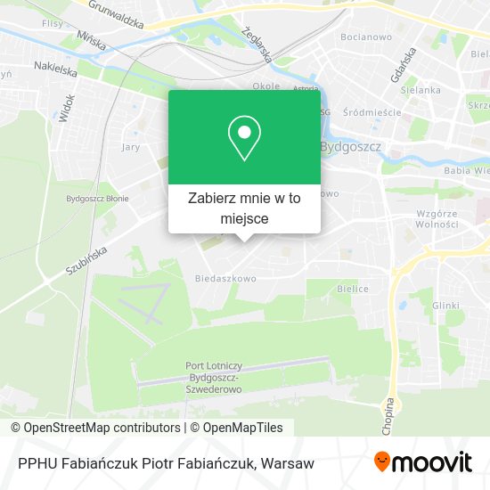 Mapa PPHU Fabiańczuk Piotr Fabiańczuk