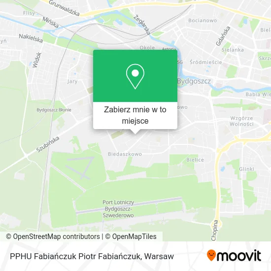 Mapa PPHU Fabiańczuk Piotr Fabiańczuk