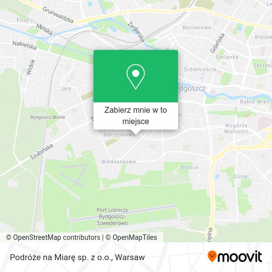 Mapa Podróże na Miarę sp. z o.o.