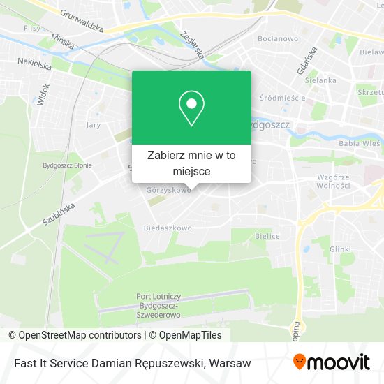 Mapa Fast It Service Damian Rępuszewski