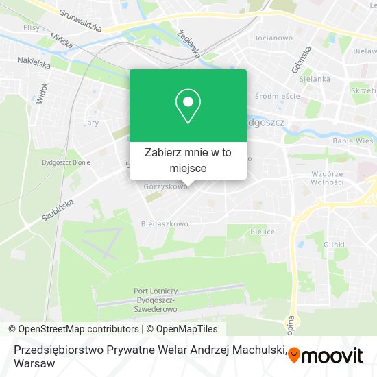 Mapa Przedsiębiorstwo Prywatne Welar Andrzej Machulski