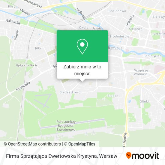 Mapa Firma Sprzątająca Ewertowska Krystyna