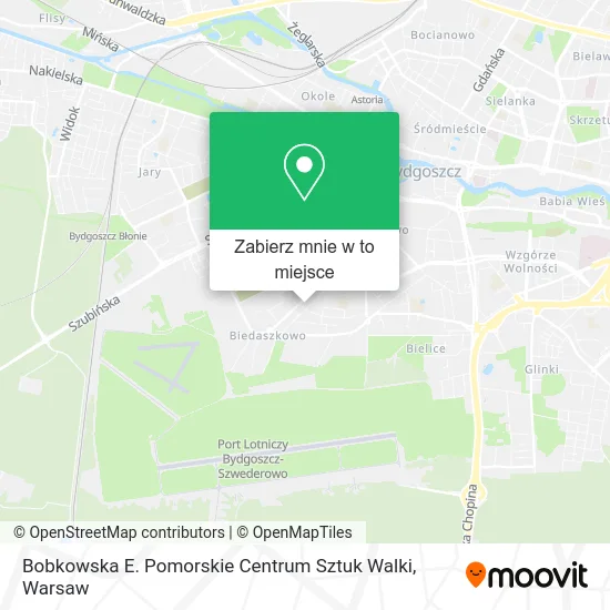 Mapa Bobkowska E. Pomorskie Centrum Sztuk Walki