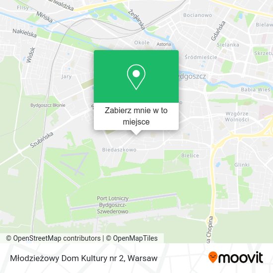 Mapa Młodzieżowy Dom Kultury nr 2