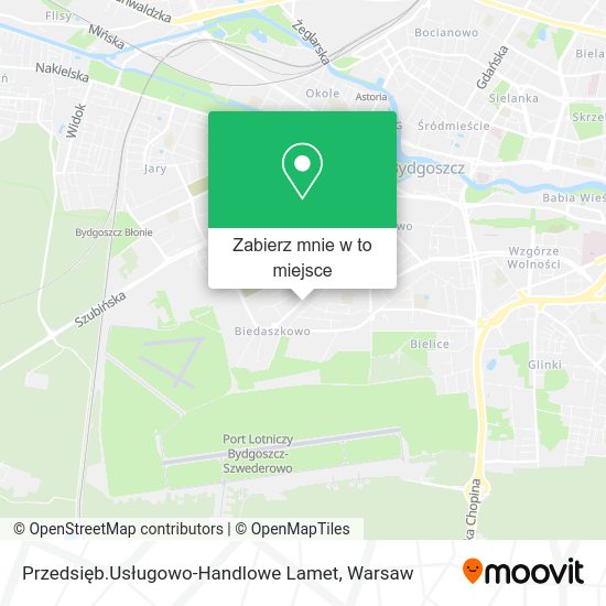 Mapa Przedsięb.Usługowo-Handlowe Lamet