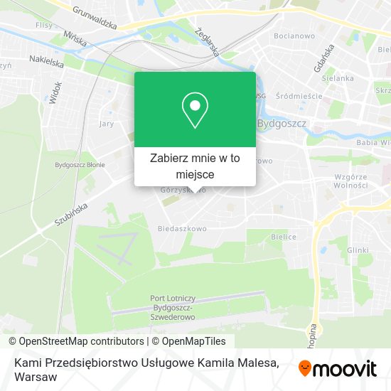 Mapa Kami Przedsiębiorstwo Usługowe Kamila Malesa