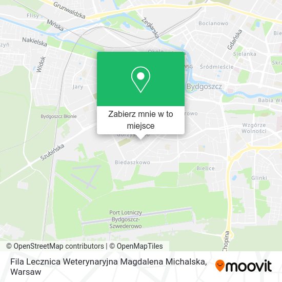 Mapa Fila Lecznica Weterynaryjna Magdalena Michalska