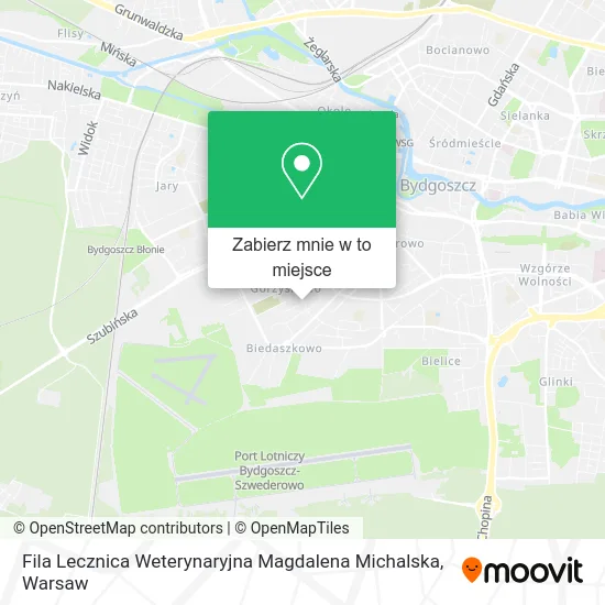 Mapa Fila Lecznica Weterynaryjna Magdalena Michalska