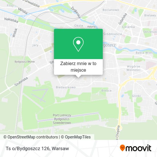 Mapa Ts o/Bydgoszcz 126