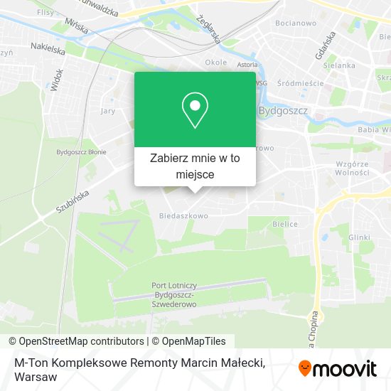 Mapa M-Ton Kompleksowe Remonty Marcin Małecki