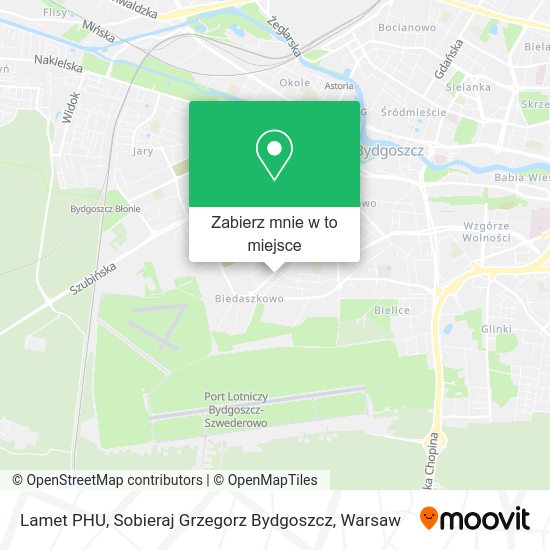 Mapa Lamet PHU, Sobieraj Grzegorz Bydgoszcz