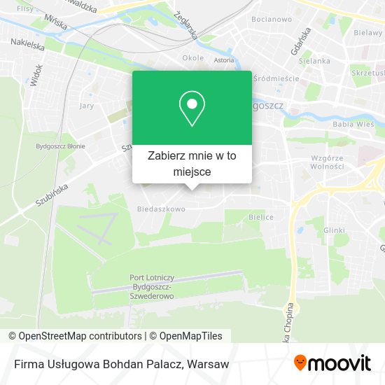 Mapa Firma Usługowa Bohdan Palacz