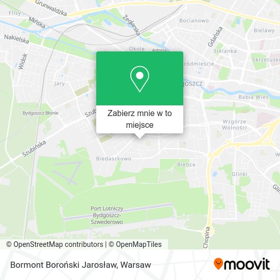 Mapa Bormont Boroński Jarosław