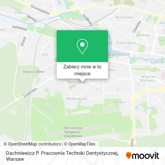 Mapa Dachniewicz P. Pracownia Techniki Dentystycznej