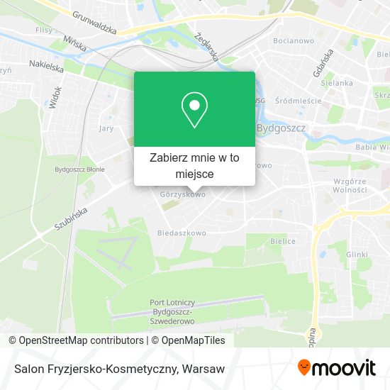 Mapa Salon Fryzjersko-Kosmetyczny