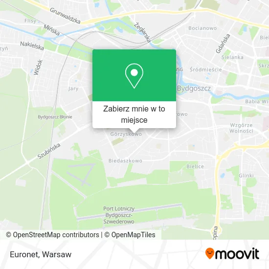 Mapa Euronet