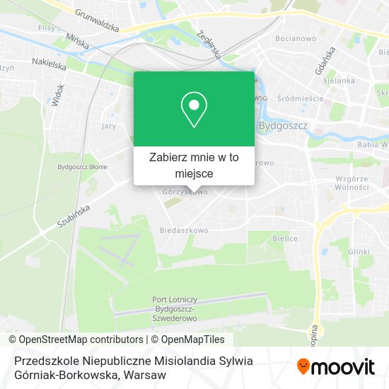 Mapa Przedszkole Niepubliczne Misiolandia Sylwia Górniak-Borkowska