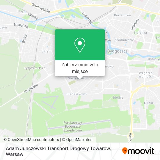 Mapa Adam Junczewski Transport Drogowy Towarów