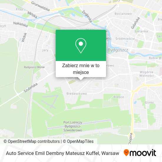 Mapa Auto Service Emil Dembny Mateusz Kuffel