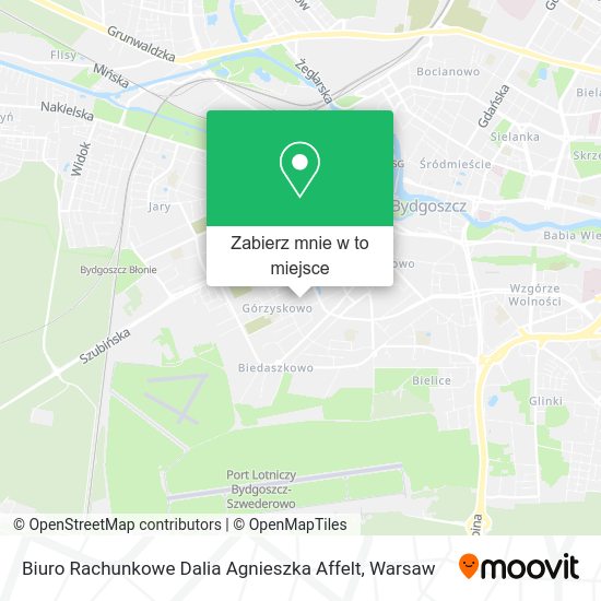 Mapa Biuro Rachunkowe Dalia Agnieszka Affelt