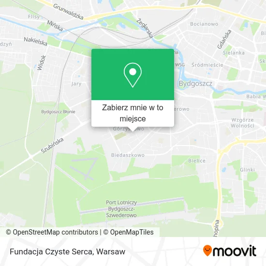 Mapa Fundacja Czyste Serca