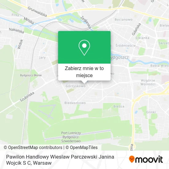 Mapa Pawilon Handlowy Wieslaw Parczewski Janina Wojcik S C