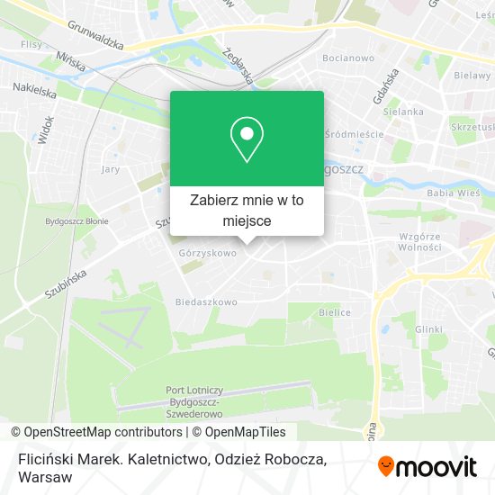 Mapa Fliciński Marek. Kaletnictwo, Odzież Robocza