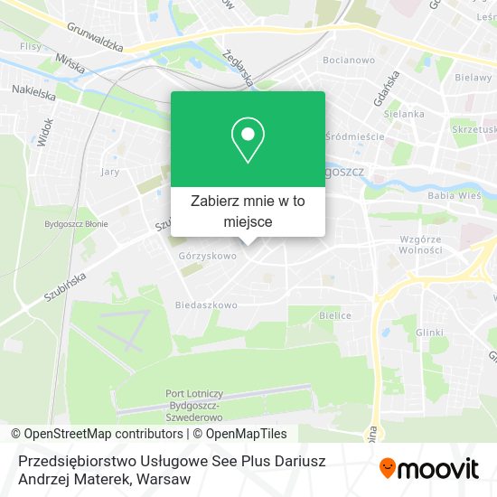 Mapa Przedsiębiorstwo Usługowe See Plus Dariusz Andrzej Materek