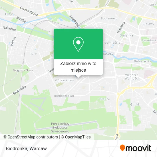 Mapa Biedronka