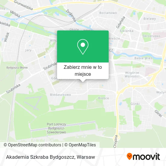 Mapa Akademia Szkraba Bydgoszcz