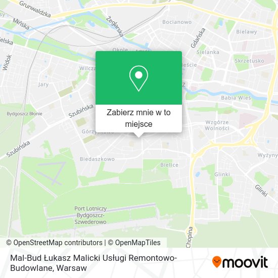 Mapa Mal-Bud Łukasz Malicki Usługi Remontowo-Budowlane