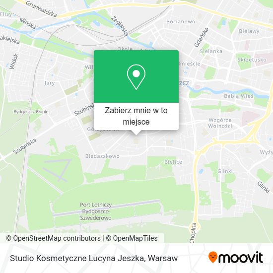 Mapa Studio Kosmetyczne Lucyna Jeszka