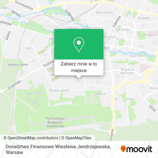 Mapa Doradztwo Finansowe Wiesława Jendrzejewska