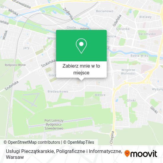 Mapa Usługi Pieczątkarskie, Poligraficzne i Informatyczne