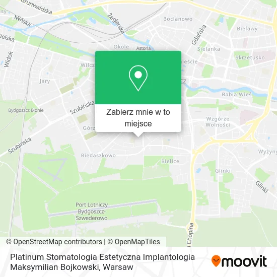 Mapa Platinum Stomatologia Estetyczna Implantologia Maksymilian Bojkowski
