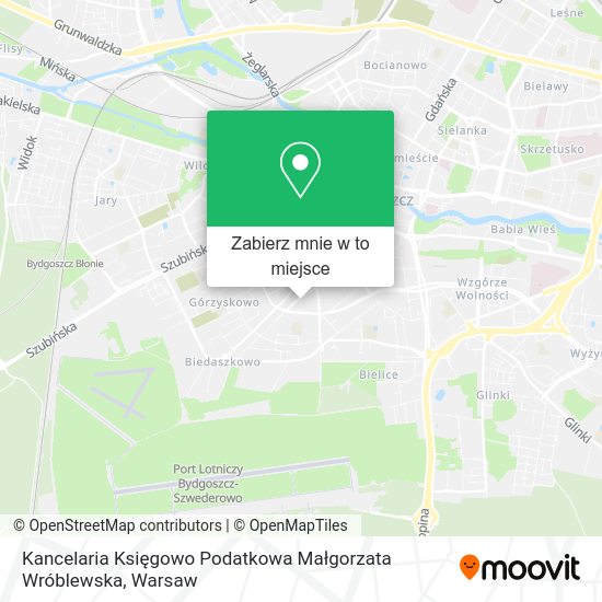 Mapa Kancelaria Księgowo Podatkowa Małgorzata Wróblewska