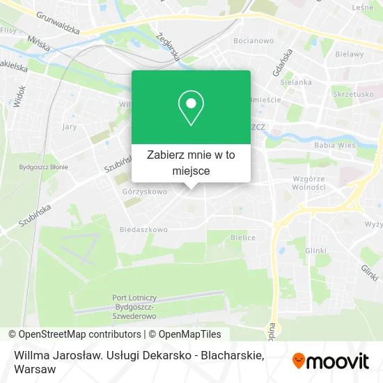 Mapa Willma Jarosław. Usługi Dekarsko - Blacharskie