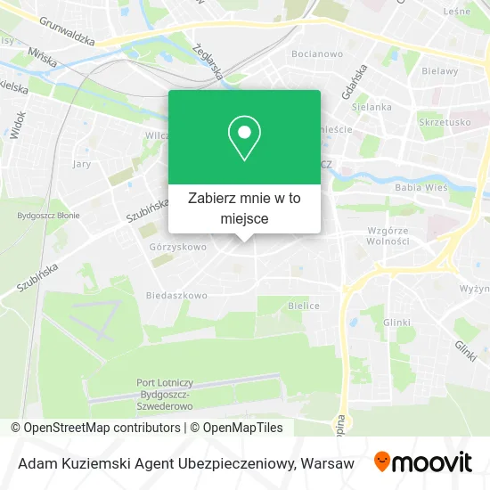 Mapa Adam Kuziemski Agent Ubezpieczeniowy