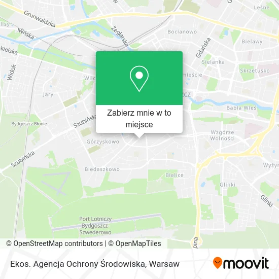 Mapa Ekos. Agencja Ochrony Środowiska