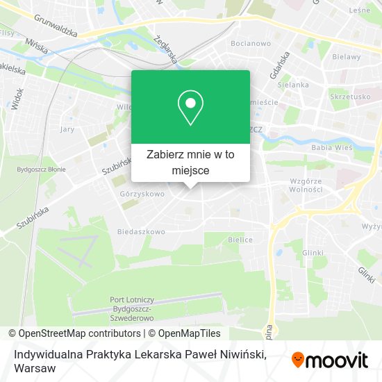 Mapa Indywidualna Praktyka Lekarska Paweł Niwiński