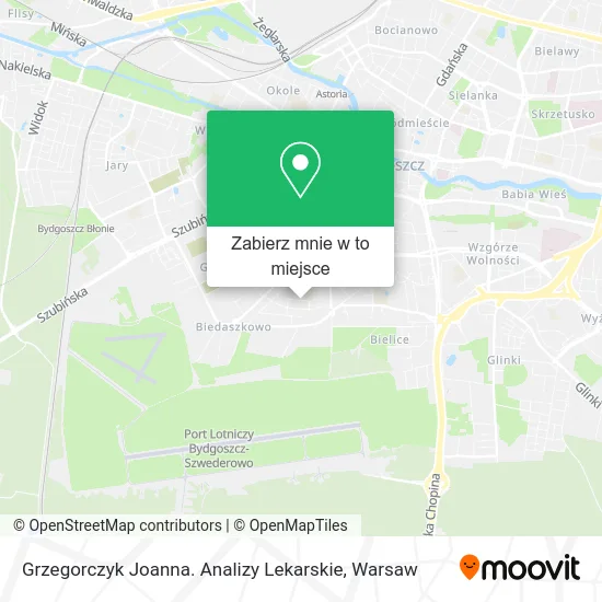 Mapa Grzegorczyk Joanna. Analizy Lekarskie