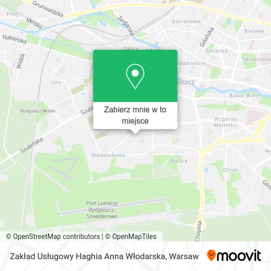 Mapa Zakład Usługowy Haghia Anna Włodarska