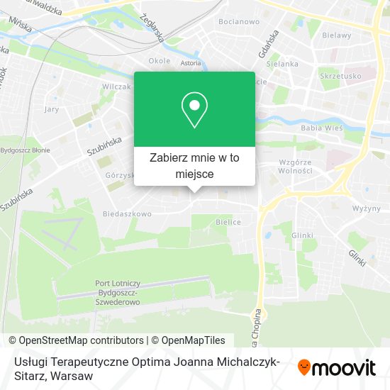 Mapa Usługi Terapeutyczne Optima Joanna Michalczyk-Sitarz