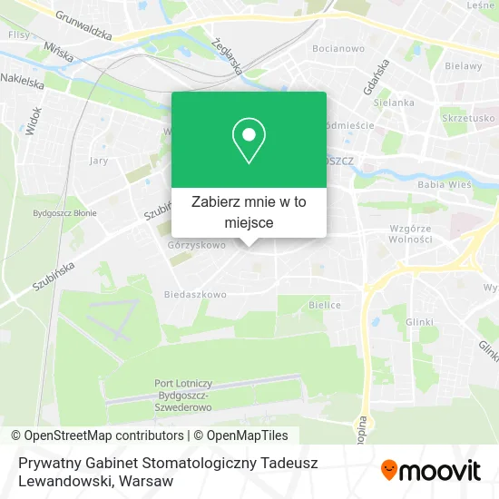 Mapa Prywatny Gabinet Stomatologiczny Tadeusz Lewandowski