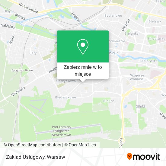 Mapa Zaklad Uslugowy