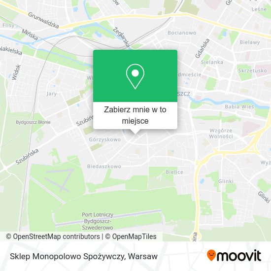 Mapa Sklep Monopolowo Spożywczy