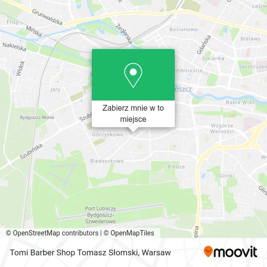 Mapa Tomi Barber Shop Tomasz Słomski